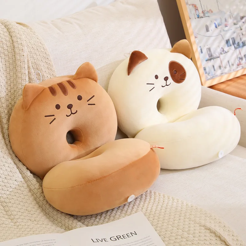 Lunch Break Fashion Cute Cat Pillow
