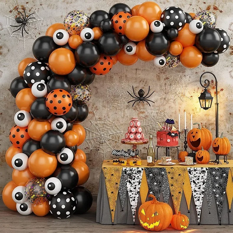 Halloween Party Decor Latex Balloons Set
